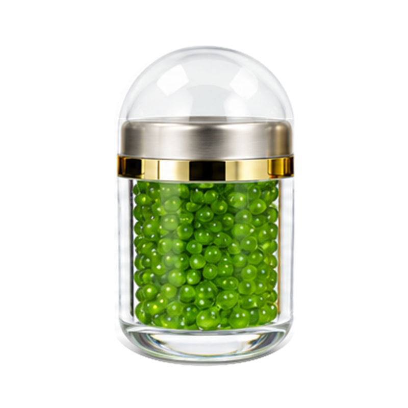 Lime flavor capsule sample