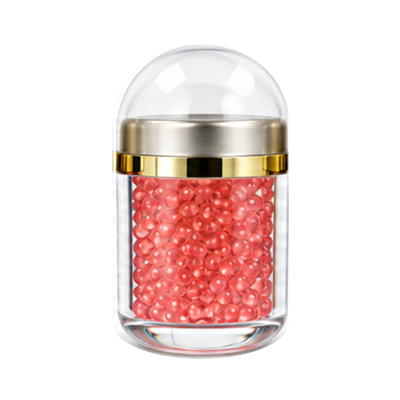 Peach flavor capsule sample